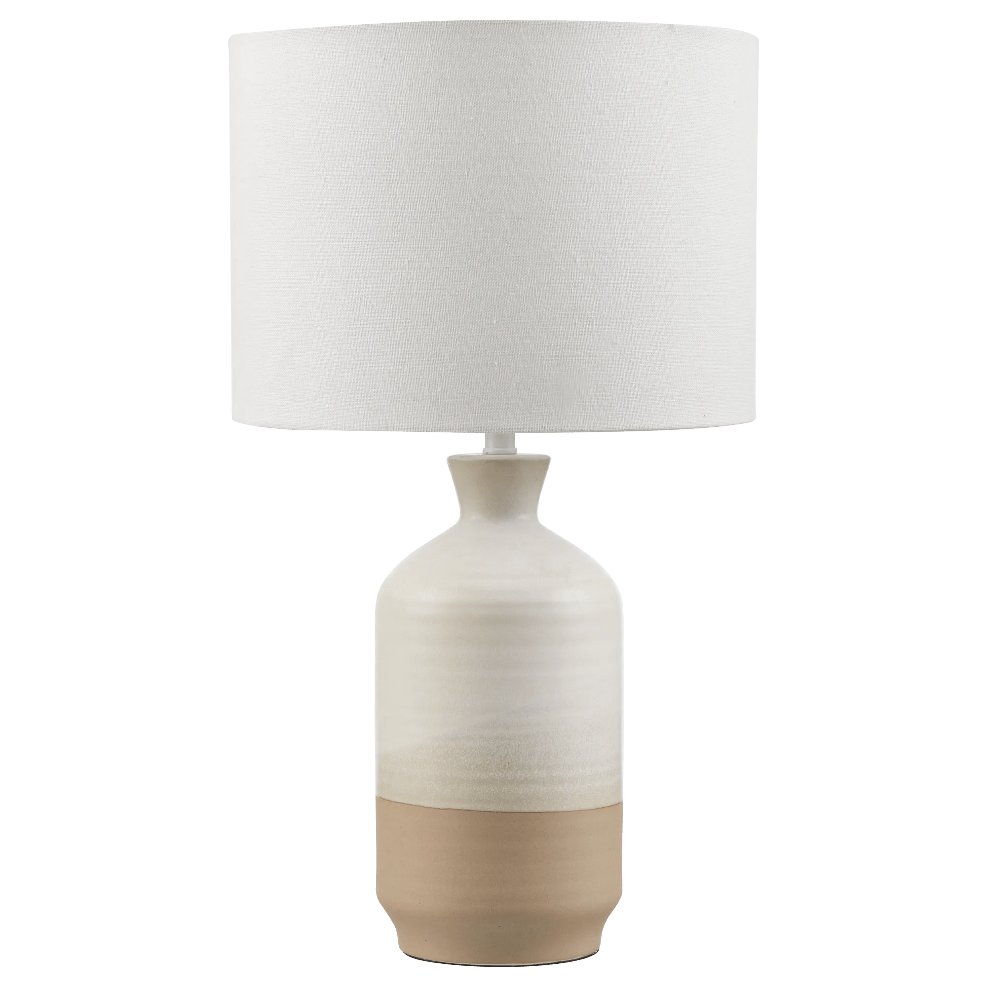 Lampe de table en céramique neutre