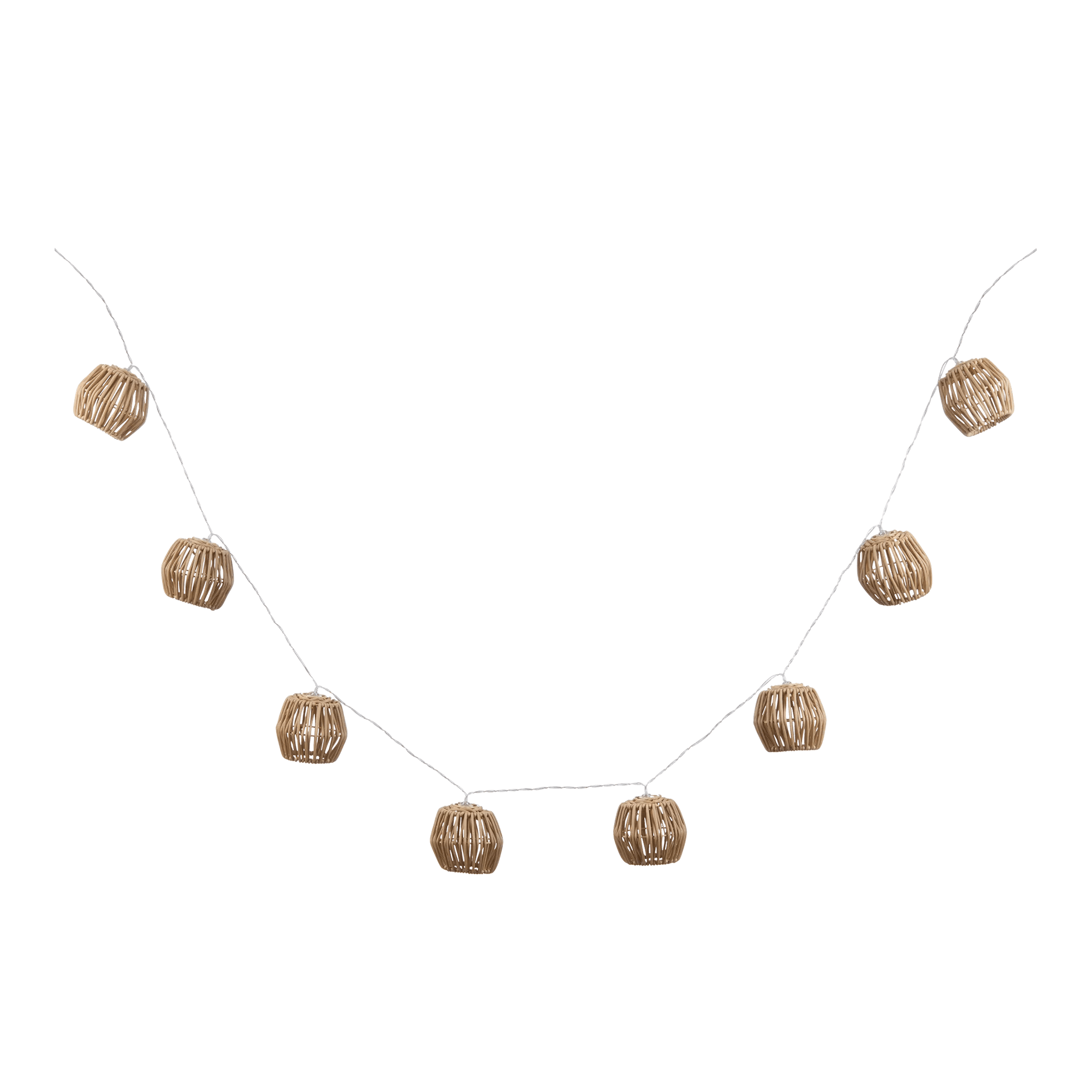 Guirlande lumineuse LED taupe pour l'extérieur