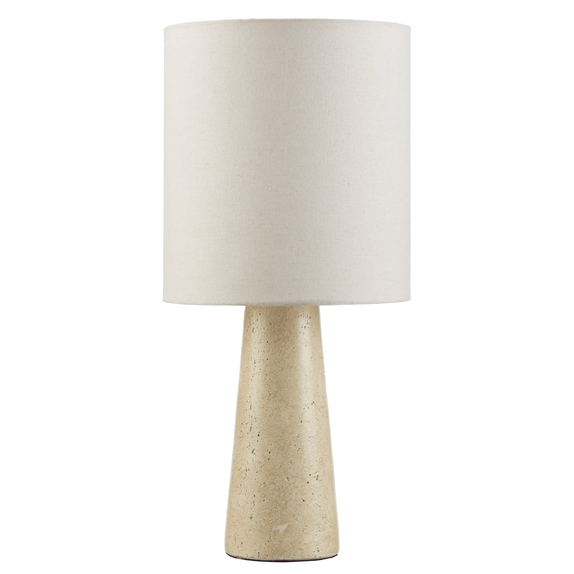 Lampe de table en céramique crème