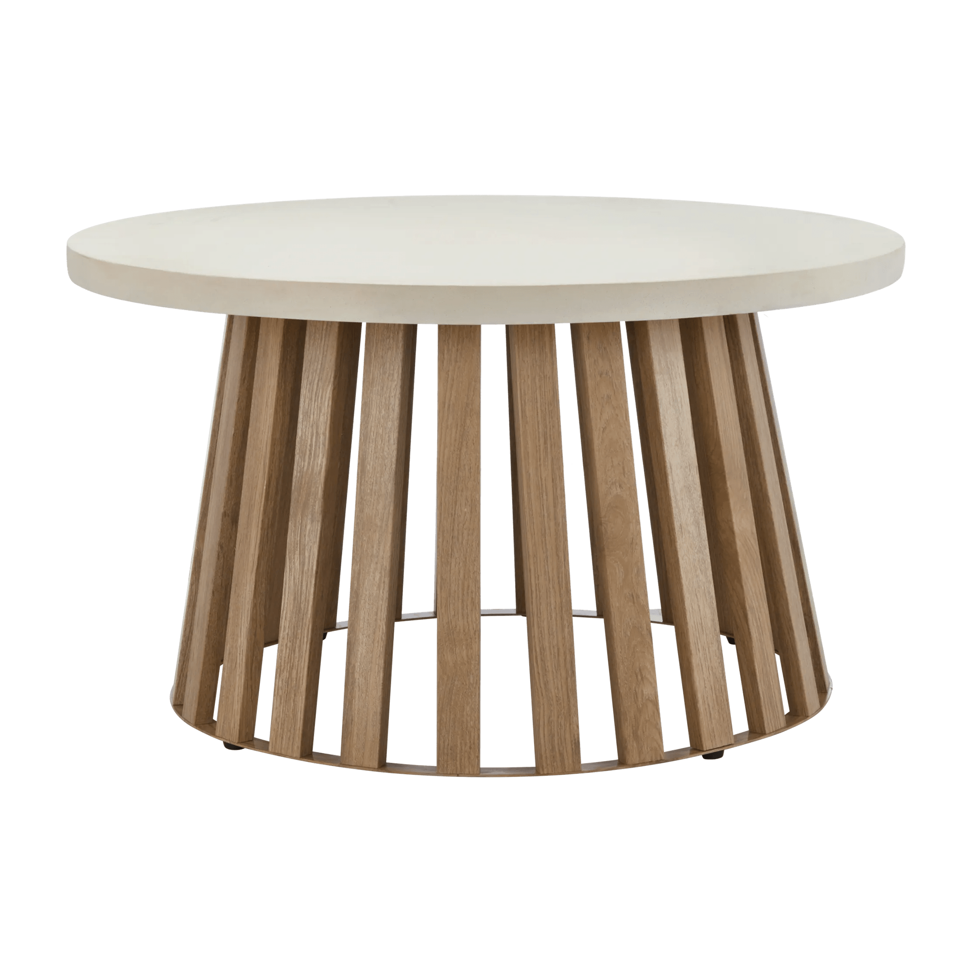 Slat Base Outdoor Coffee Table