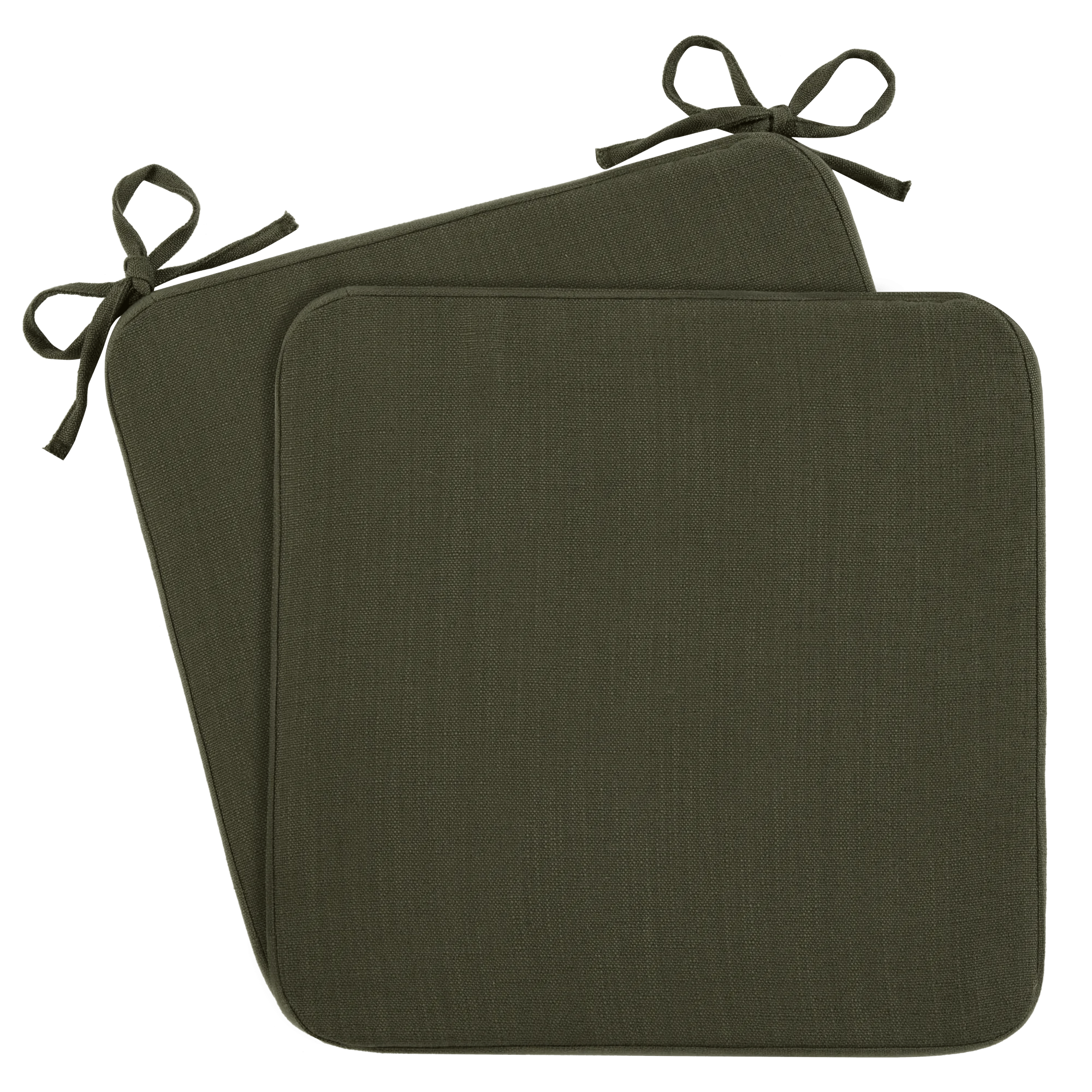 Set of 2 Green Chair Pads