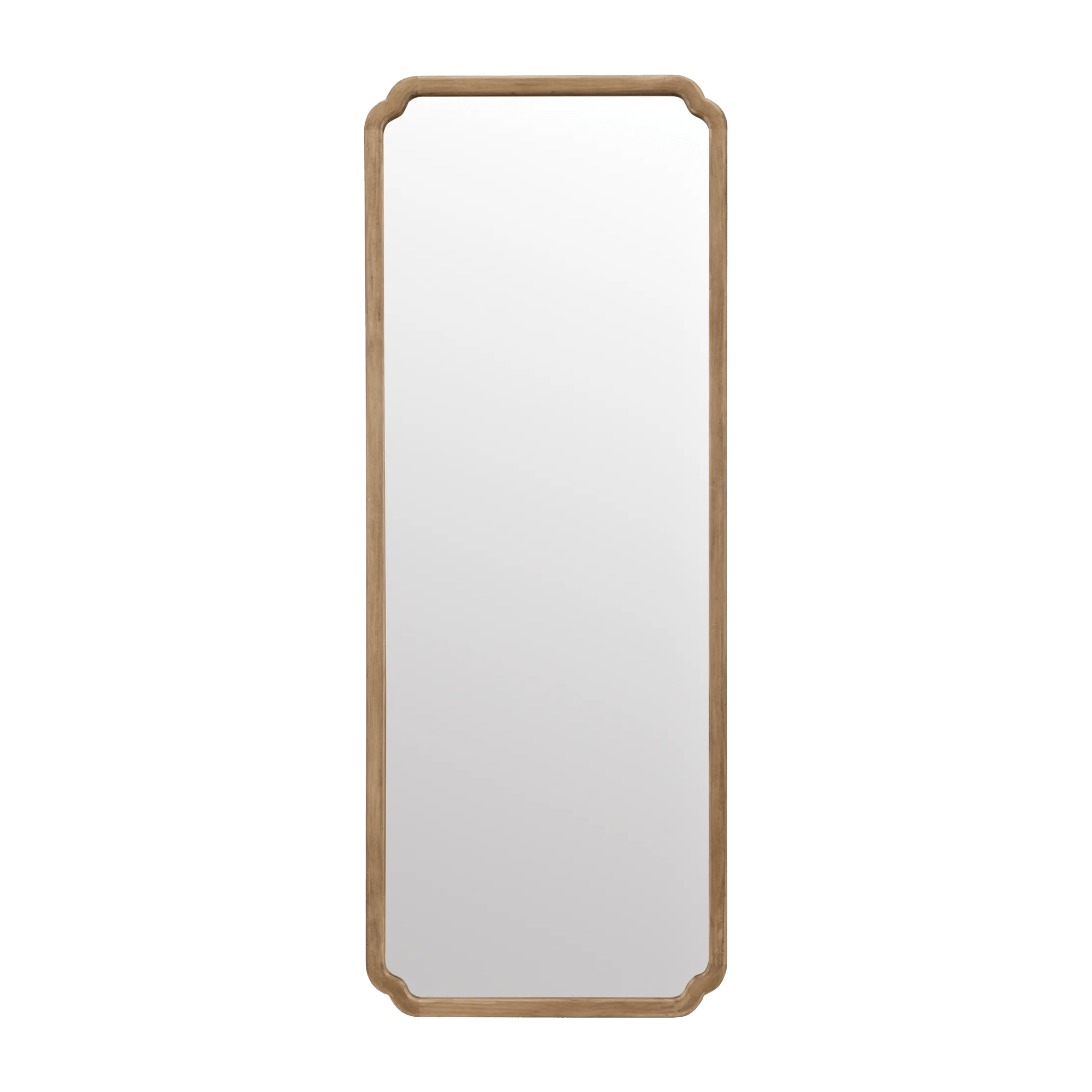 Rennie miroir en bois naturel