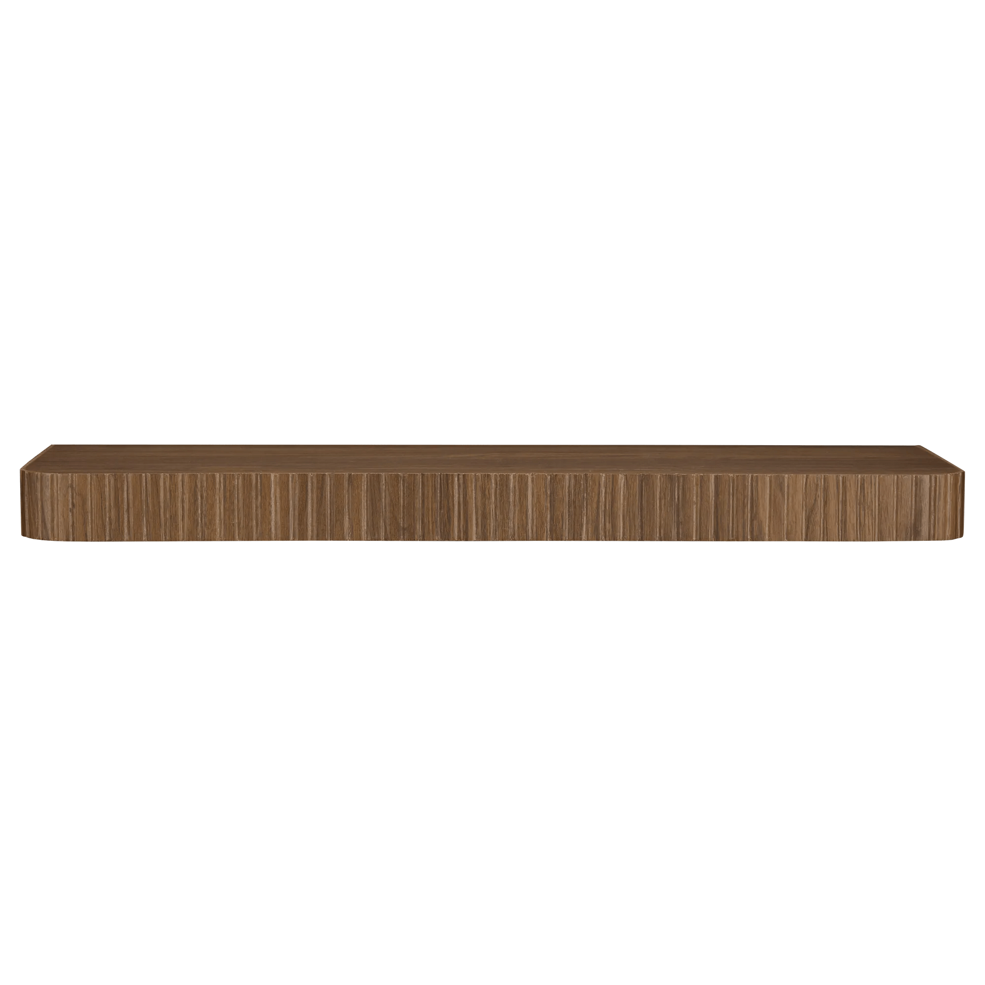Étagère flottante en bois texturé