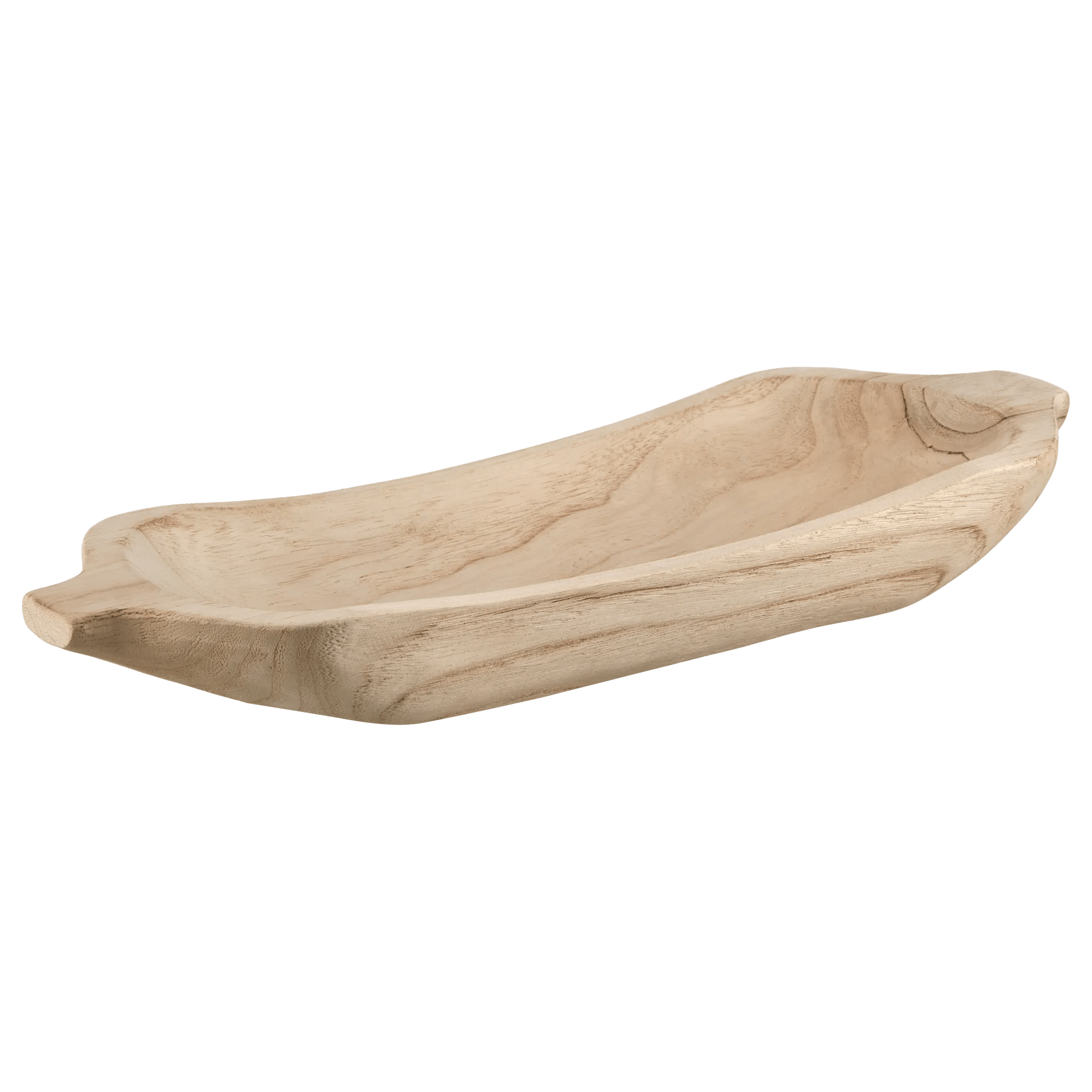 Bol décoratif en bois naturel