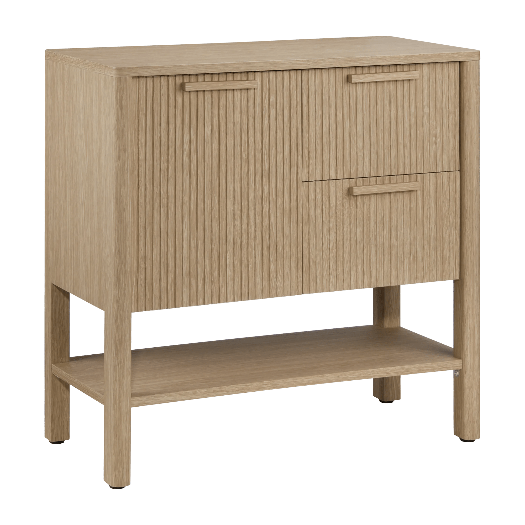 Meuble de rangement en bois naturel