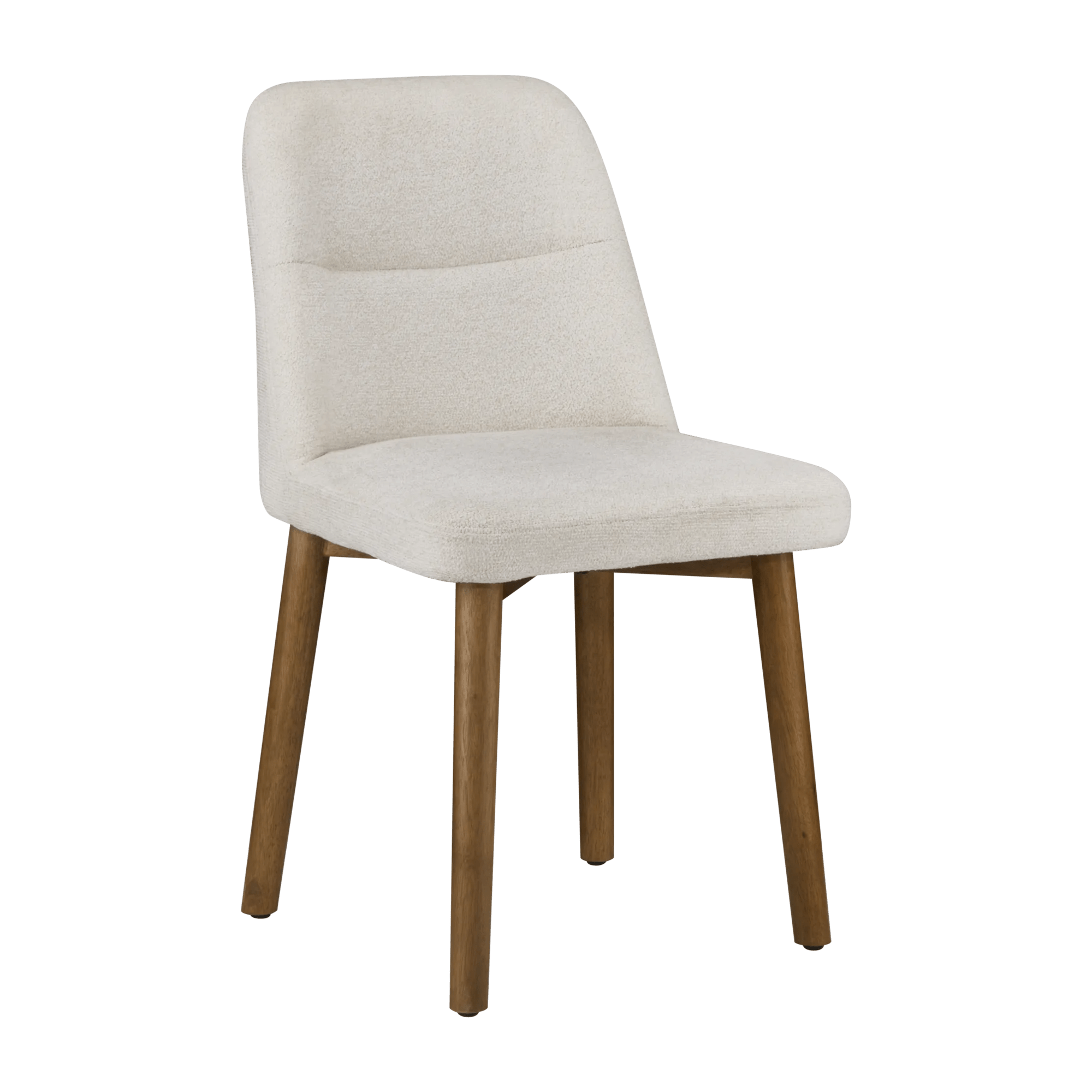 Chaise de salle à manger rembourrée en tissu
