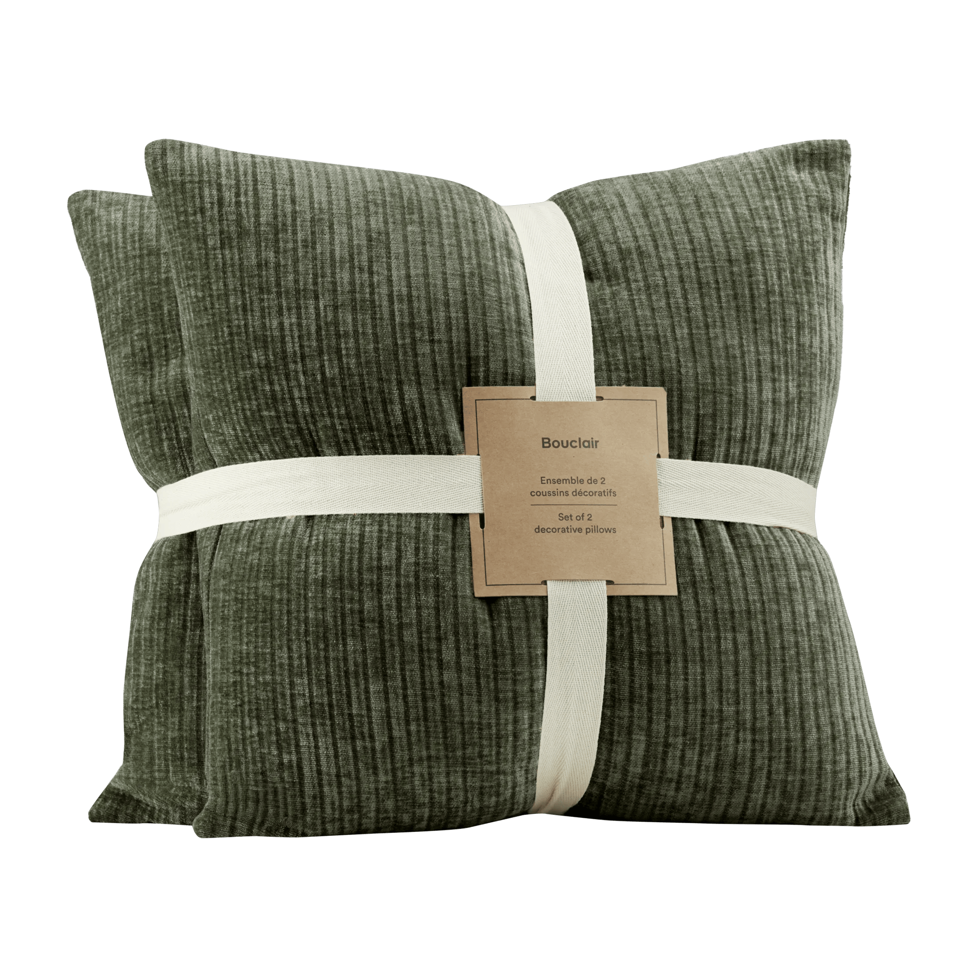 Dark Green Sierra Decorative Cushion Set of 2
