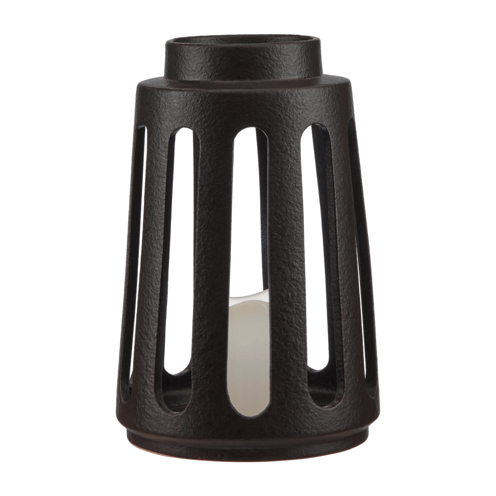 Ceramic Lantern with LED Candle
