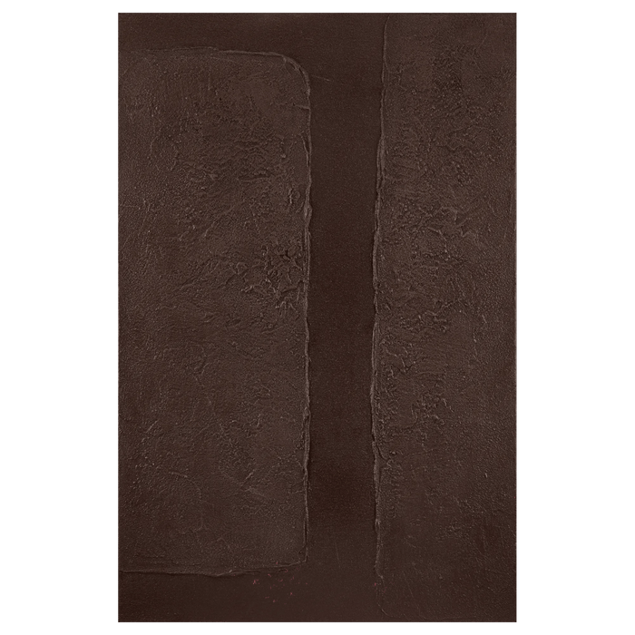 Brown Abstract Oil Painted Canvas