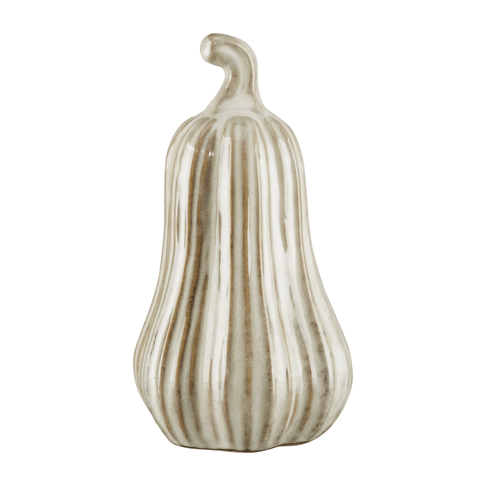 Medium Ceramic Pumpkin Beige