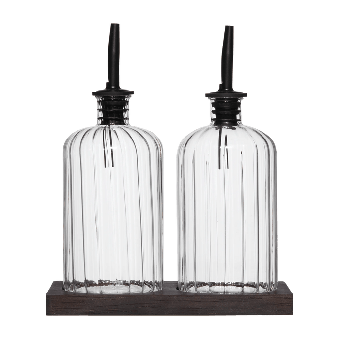 Set of 2 Glass Oil Bottle