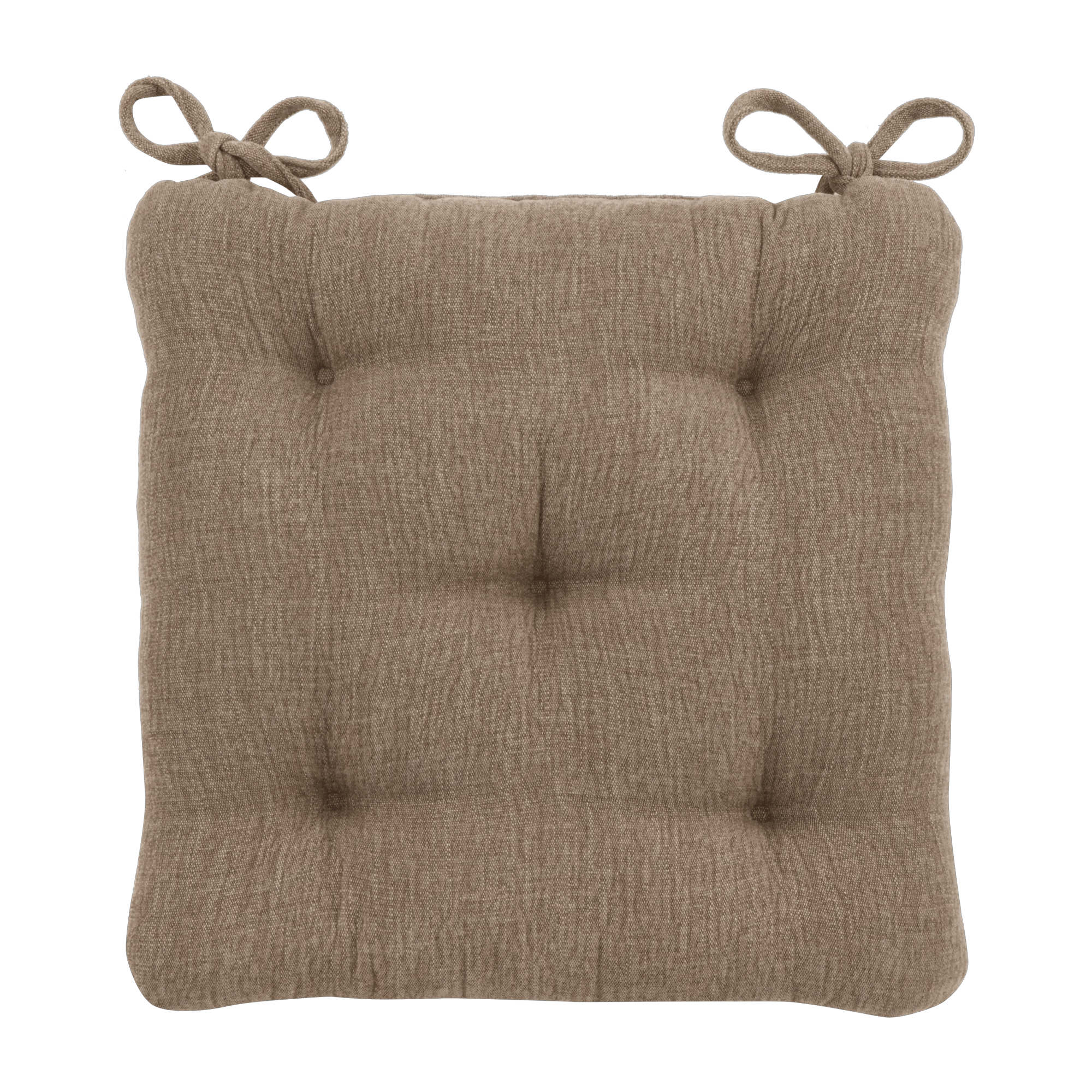 Coussin de chaise carré taupe
