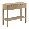 Oak Console with Drawers