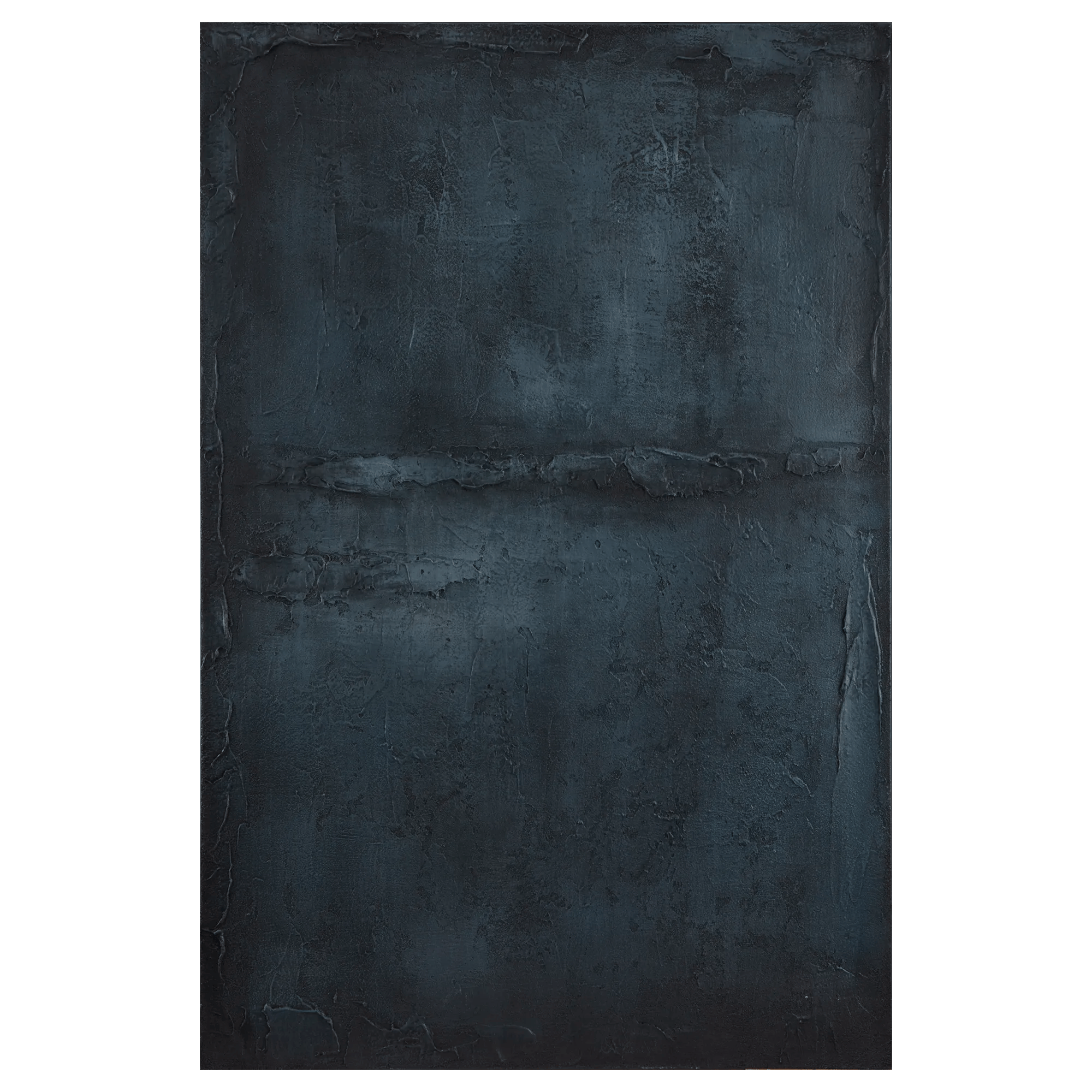Midnight Abstract Oil Painted Canvas