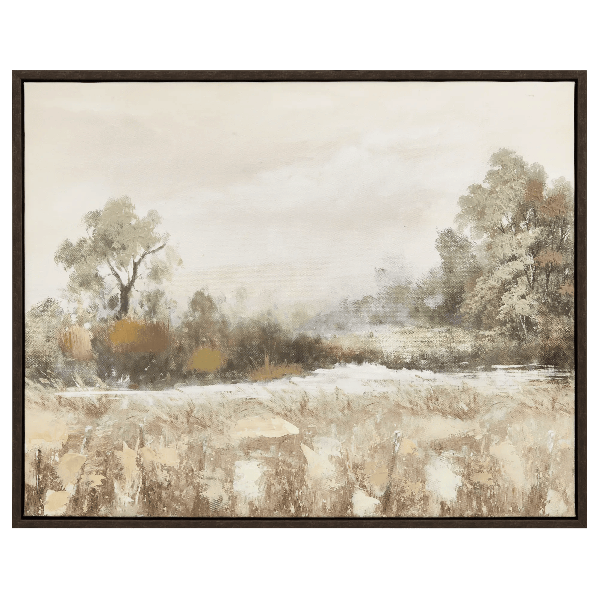 Tableau encadré de paysages champêtres