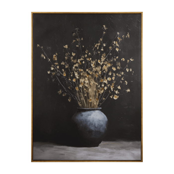 Dried Stems in Vase Framed Art