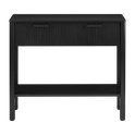Black Console with Drawers
