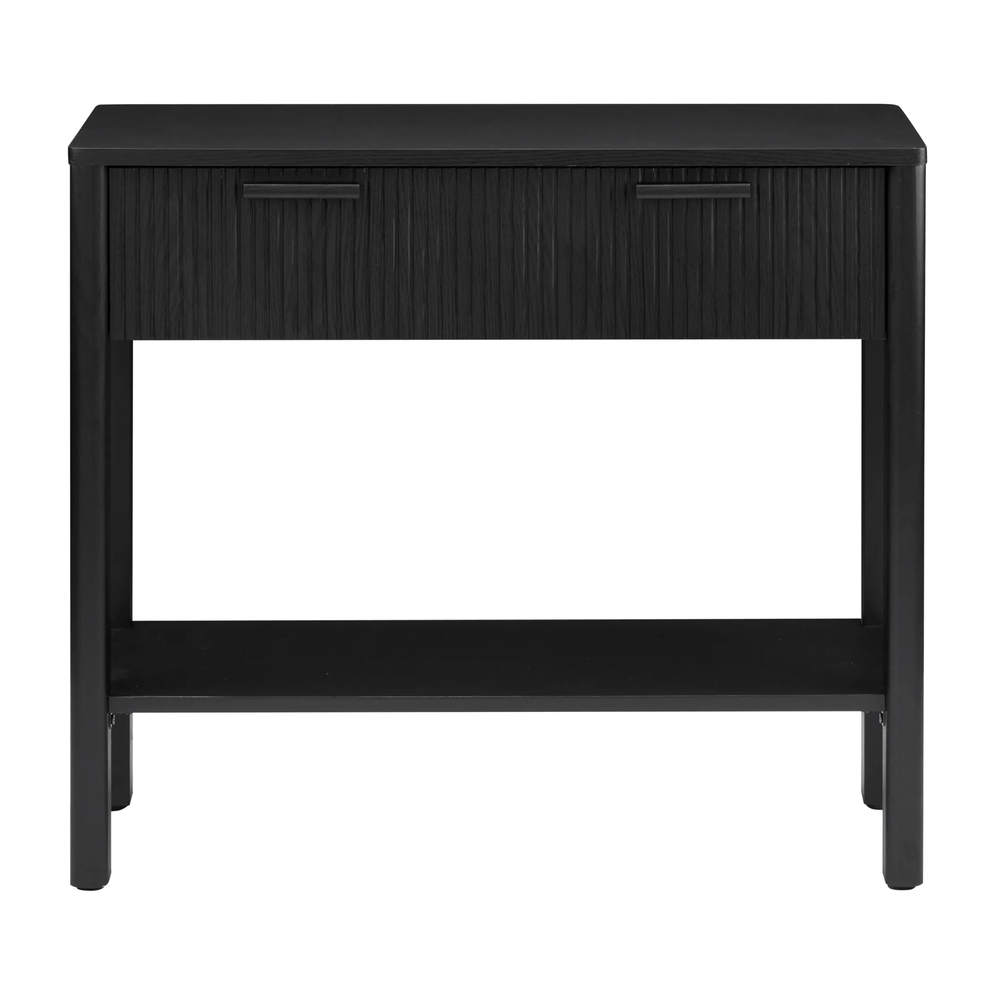 Black Console with Drawers