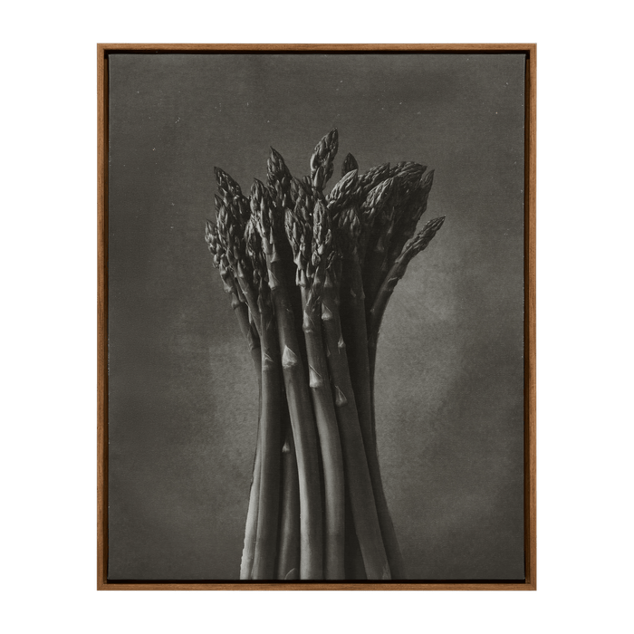 Cadre imprimé d'un asperge