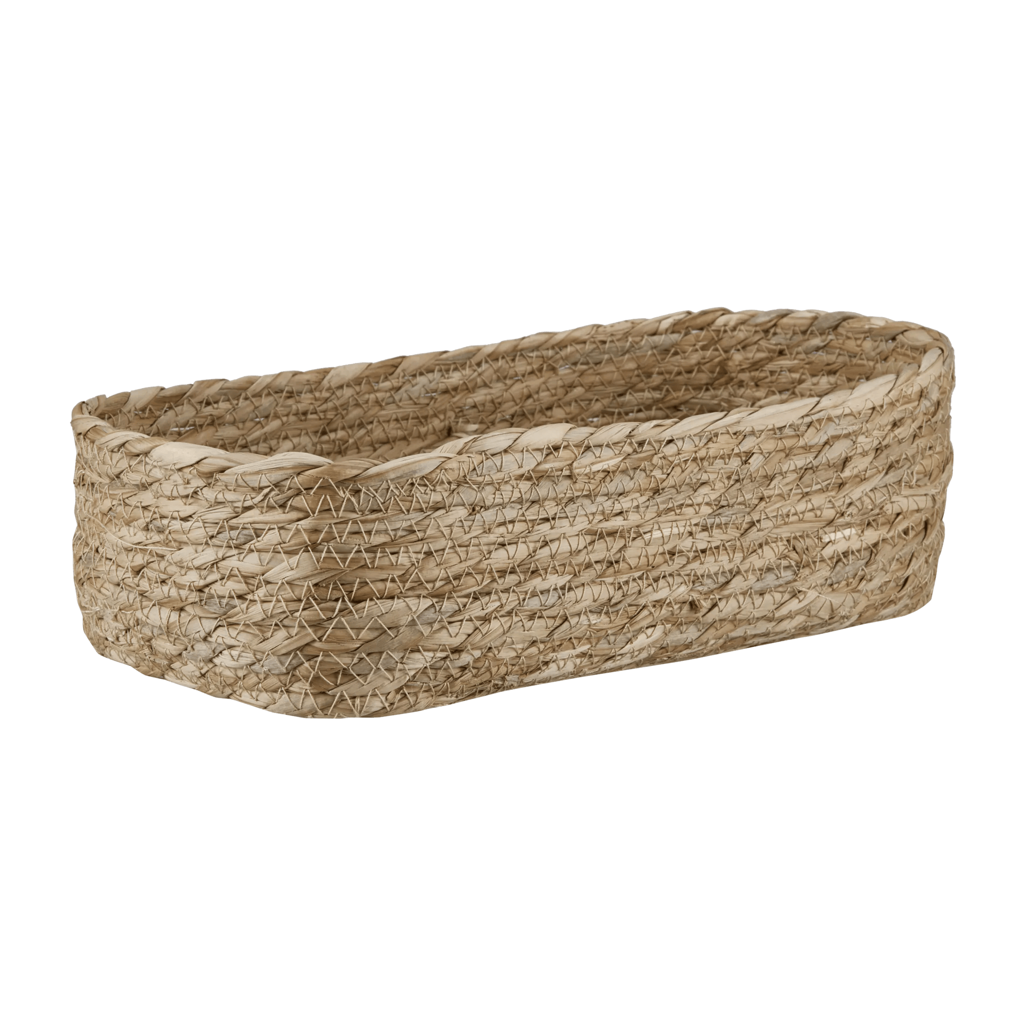 Braided storage basket