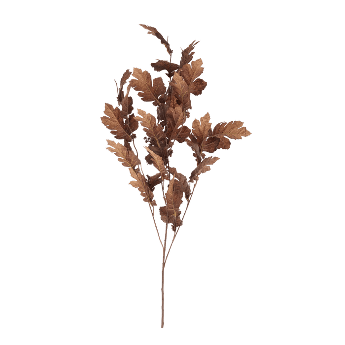 Artificial Red Leaves Stem