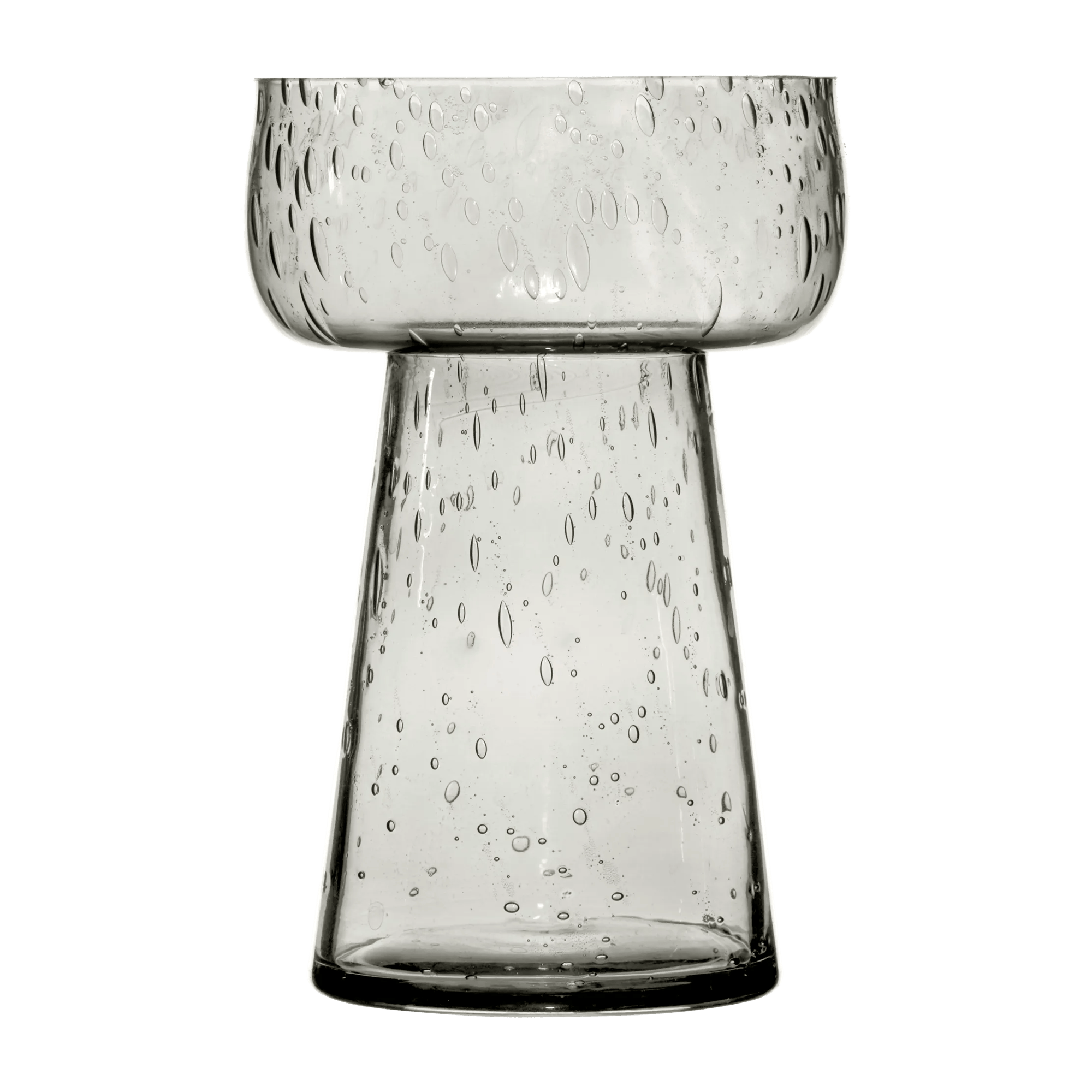 Bubble Glass Pillar Holder