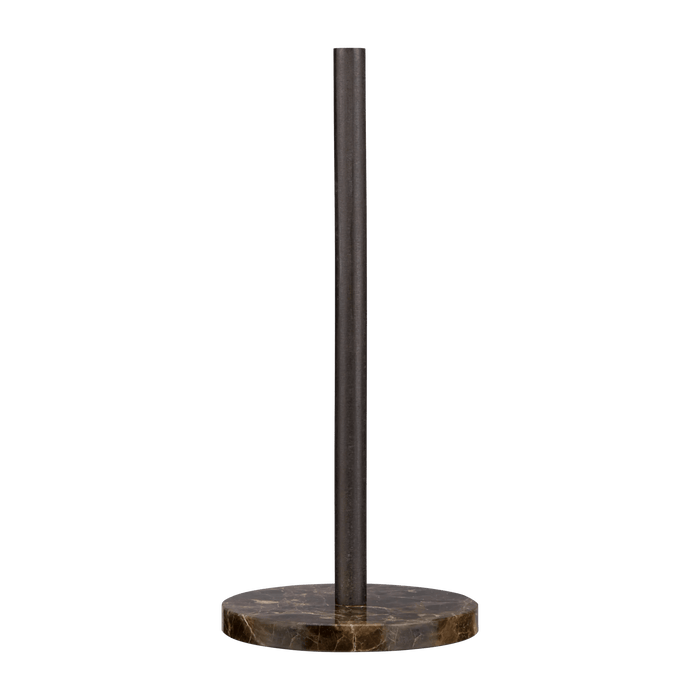 Paper Towel Holder with Brown Marble Base