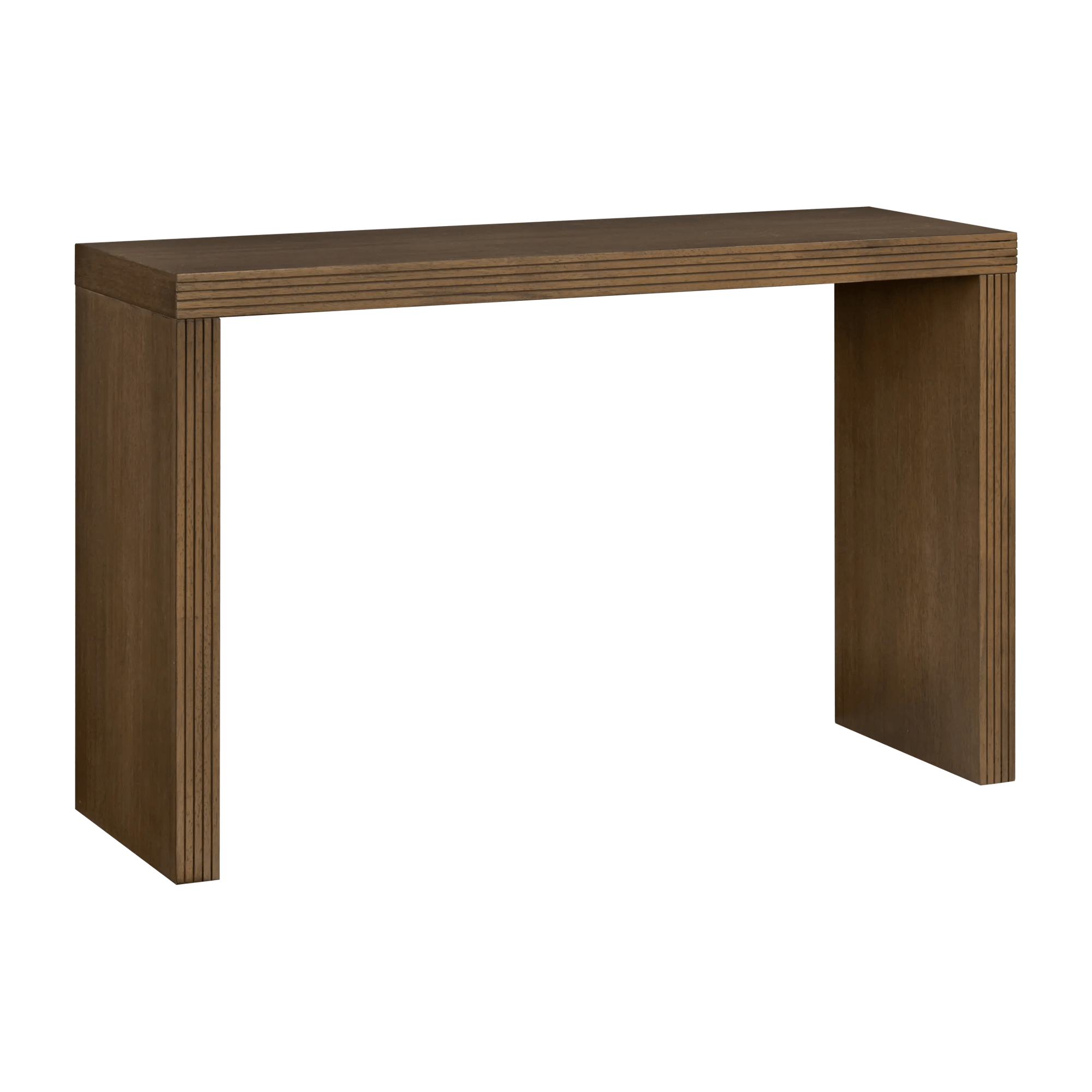 Wood Veneer Console Table