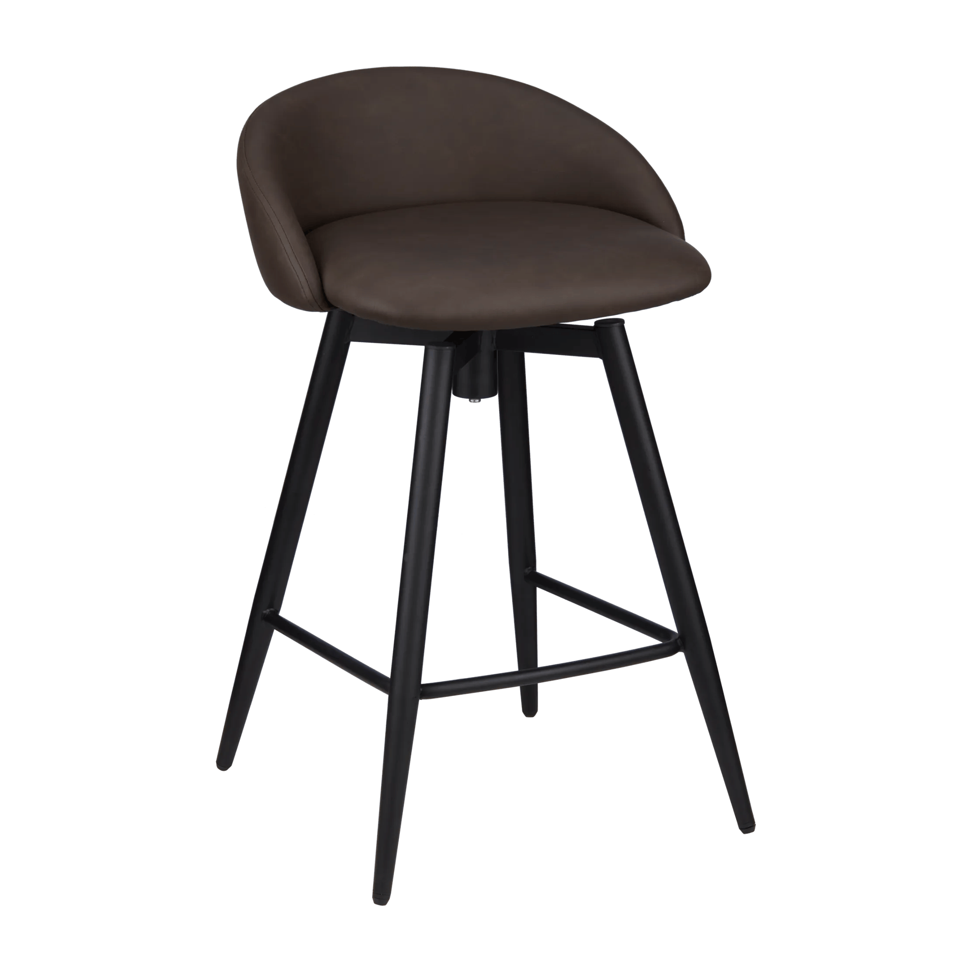 Fabric and Metal Barstool