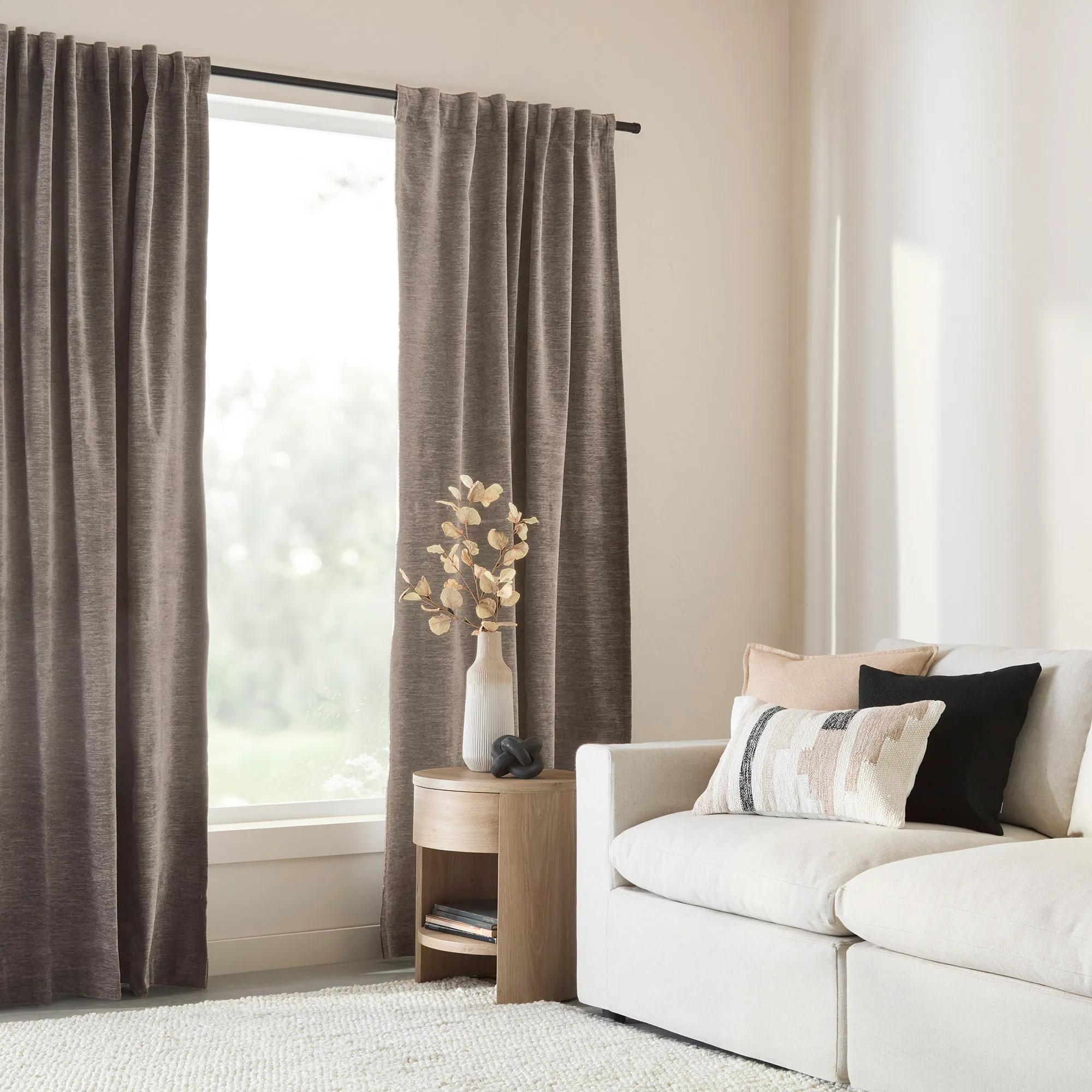 Taupe Gabrielle Panel Curtain