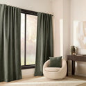 Dark Green Sierra Blackout Curtain