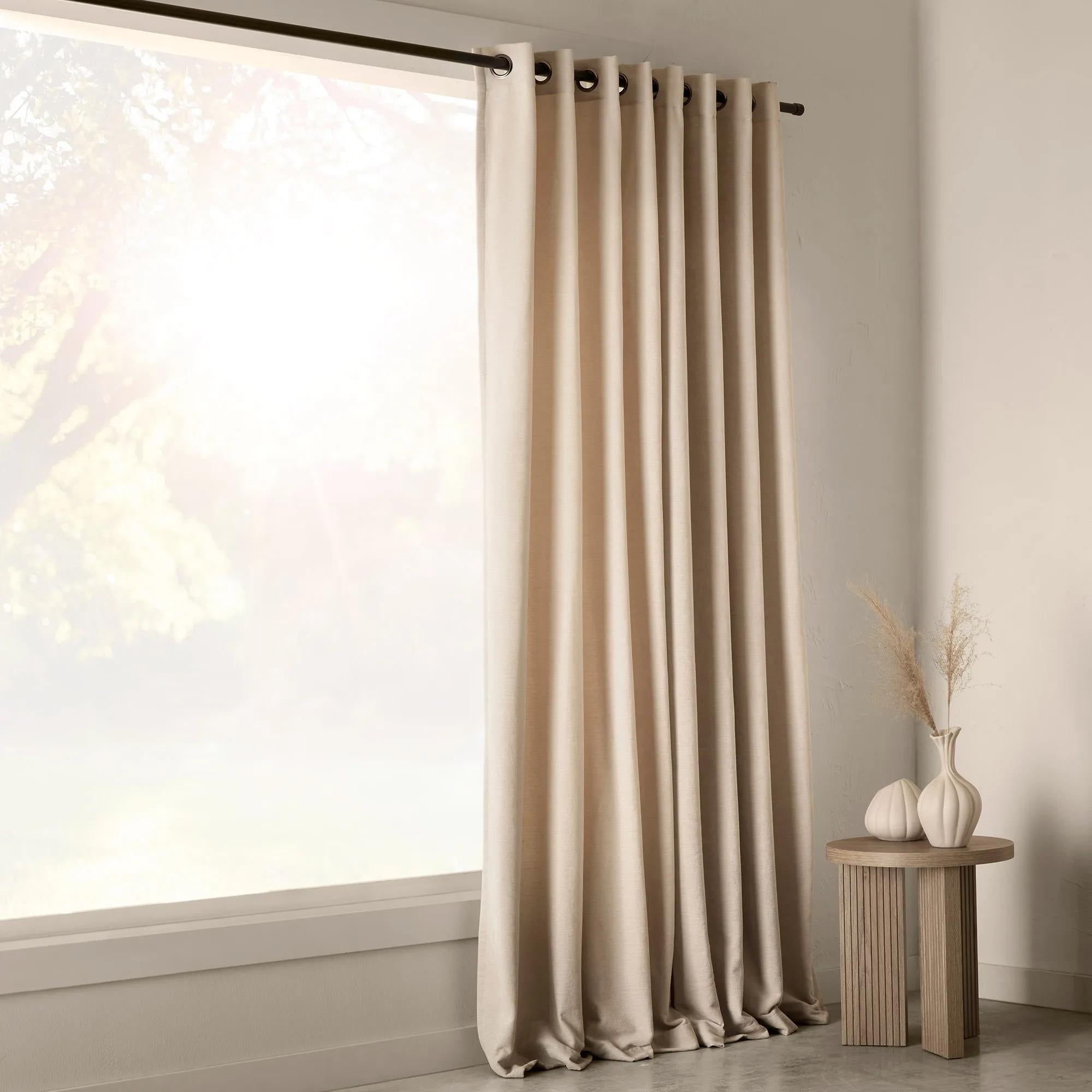 Beige Emile Panel Curtain