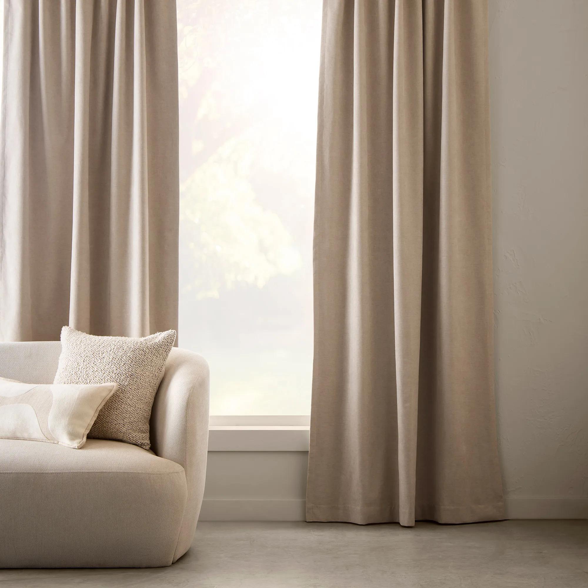 Beige Maika Blackout Curtain