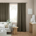 Dark Green Taha Rod Pocket Back Tab Blackout Curtain
